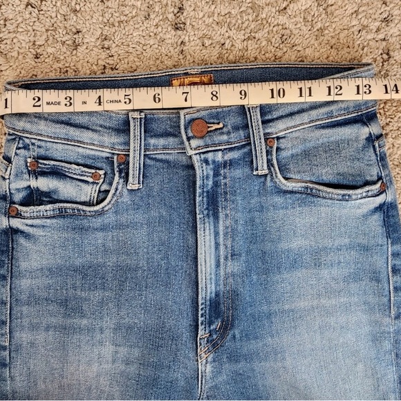 MOTHER high waisted Rider Ankle Fray - Picture 7 of 11